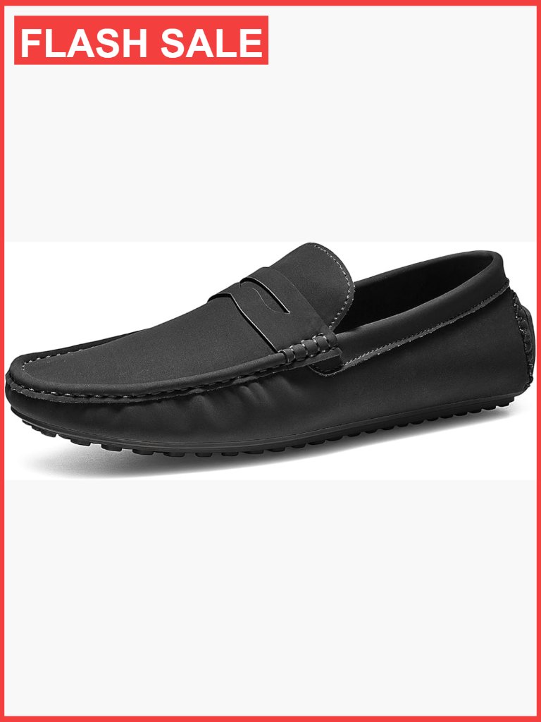 Men's Penny Loafer Driving Shoes Slip On Suede